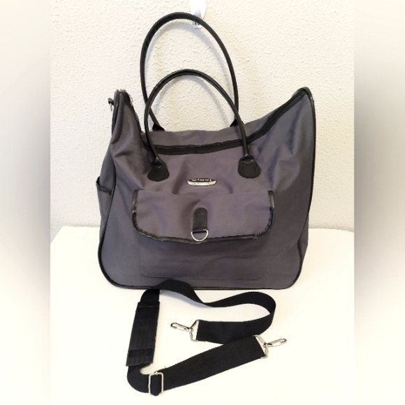 Ciao! Sport Gray Black Tote Travel Carry On Bag - Picture 1 of 13